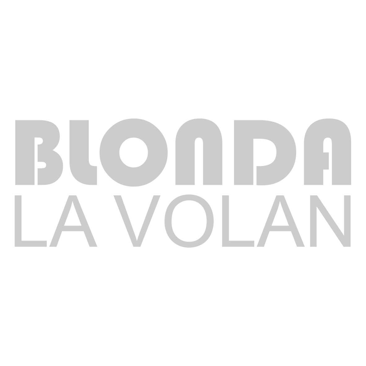 Sticker auto - Blonda la volan - Alb - 15.2 x 5.8 cm