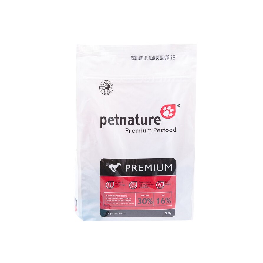 Hrana uscata pentru caini Petnature, Premium, 3 Kg