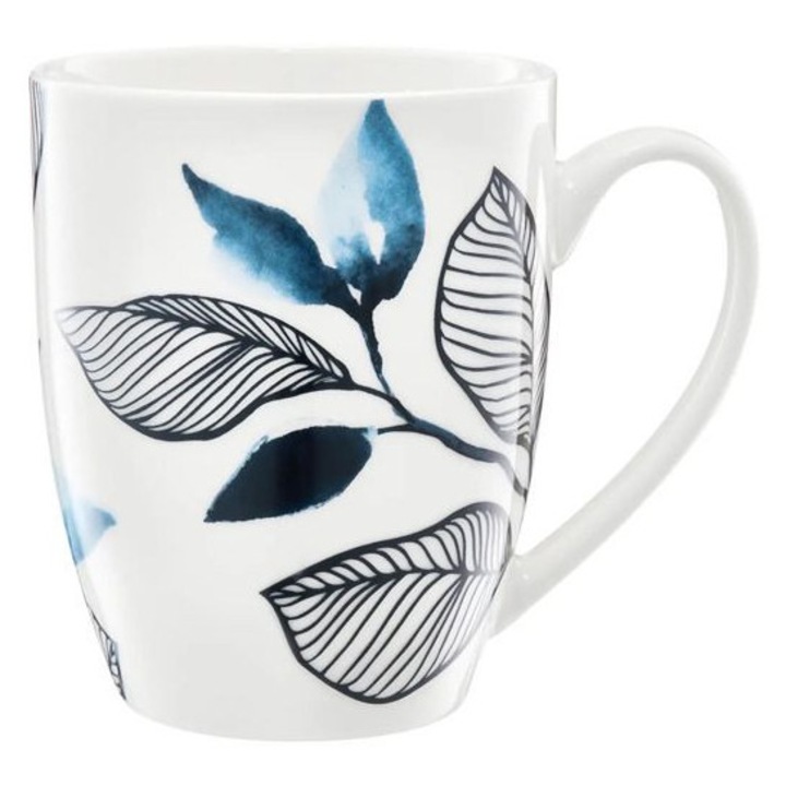 Cana portelan Ambition 370 ml, Blue Flower