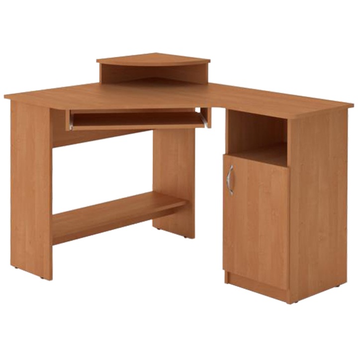 Birou pe Colt MarcelProd, SU 1, 90x120x77cm, Cires