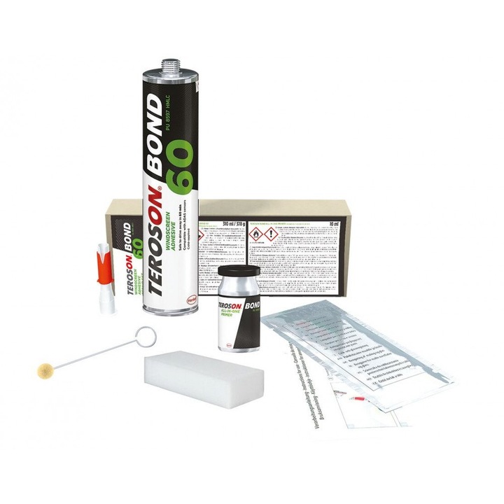Комплект лепило за монтиране на предно стъкло Teroson Bond 60