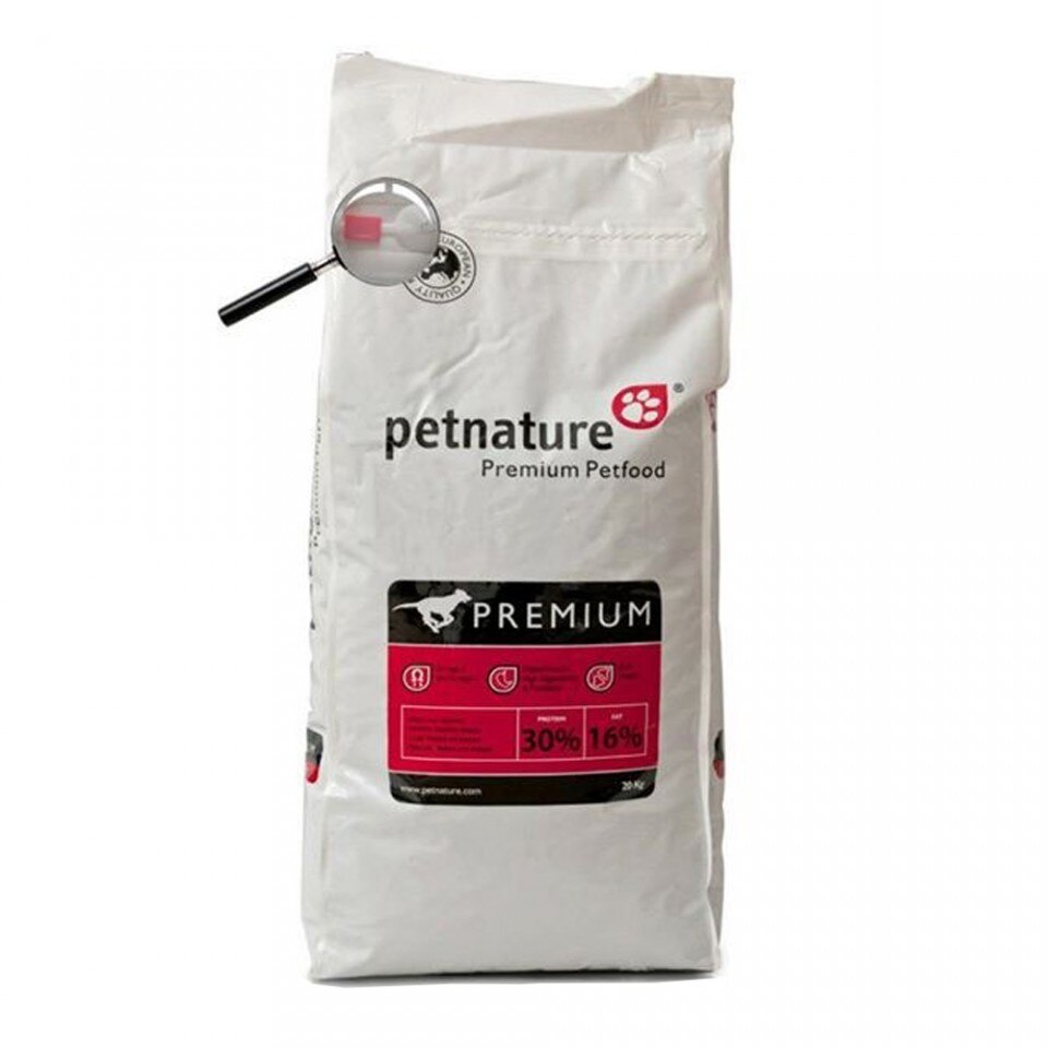 Hrana uscata pentru caini Petnature, Premium, 20 Kg