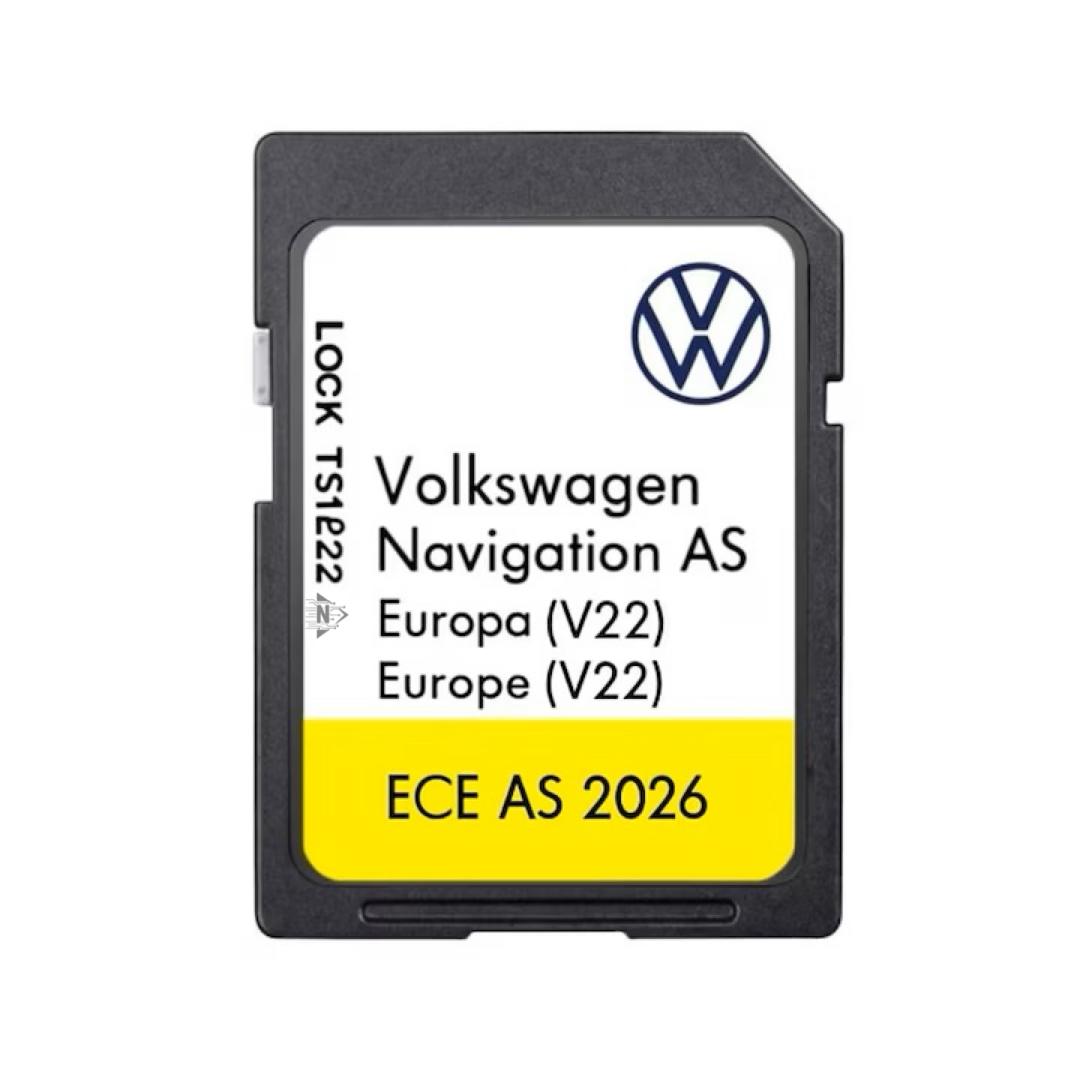 Card SD Volkswagen Harti 2026, 32 GB, card Navigatie Discover