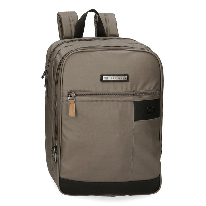 Rucsac casual 2 compartimente, compartimente laptop/tableta, Pepe Jeans Bremen, 28x40x14 cm