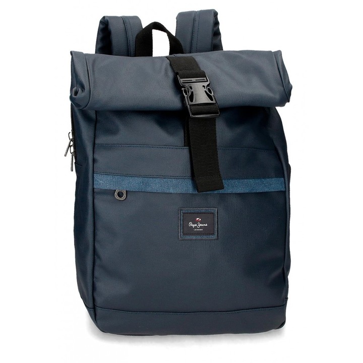 Rucsac casual barbati, compartimente laptop/tableta, Pepe Jeans Court, bleumarin, 30x40x12 cm