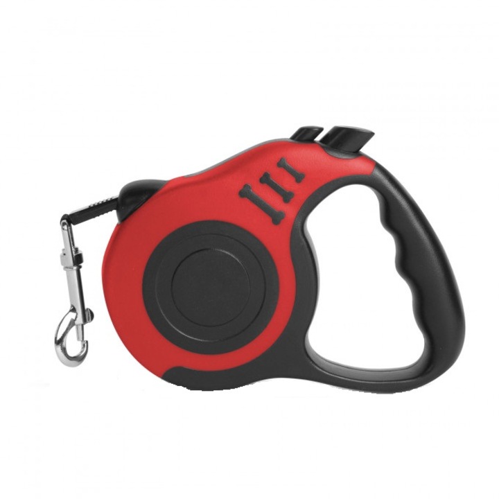 Lesa automata retractabila, 3m, rosie