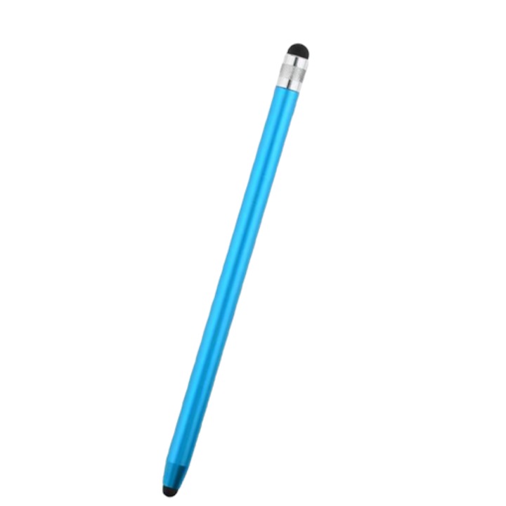 Creion Stylus universal 2 in 1, pentru tableta, telefon sau laptop cu touch screen, Bleu, KOF-BBL4556