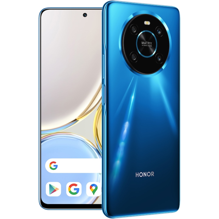 Honor Magic4 Lite 5G Mobiltelefon, Kártyafüggetlen, Dual SIM, 128GB, 5G, Kék