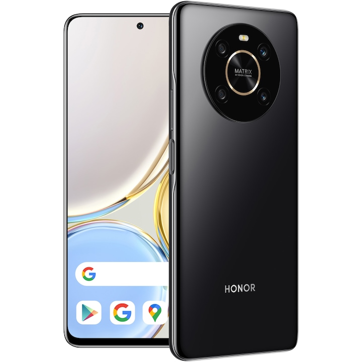 Honor Magic4 Lite 5G Mobiltelefon, Kártyafüggetlen, Dual SIM, 128GB, 5G, Fekete