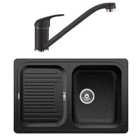 Pachet Chiuveta pentru bucatarie BLANCO CLASSIC 45 S SILGRANIT ANTRACIT + Baterie bucatarie BLANCO DARAS SILGRANIT ANTRACIT