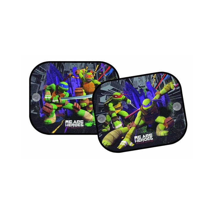 Set parasolare laterale Testoasele Ninja, Ninja Turtles 44x36 cm , set 2 buc.