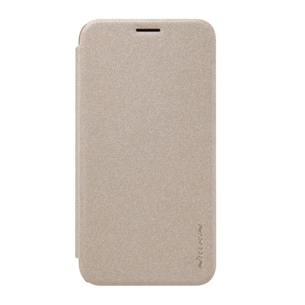 Husa Book Nillkin Sparkle pentru Samsung Galaxy J1 2016, Auriu