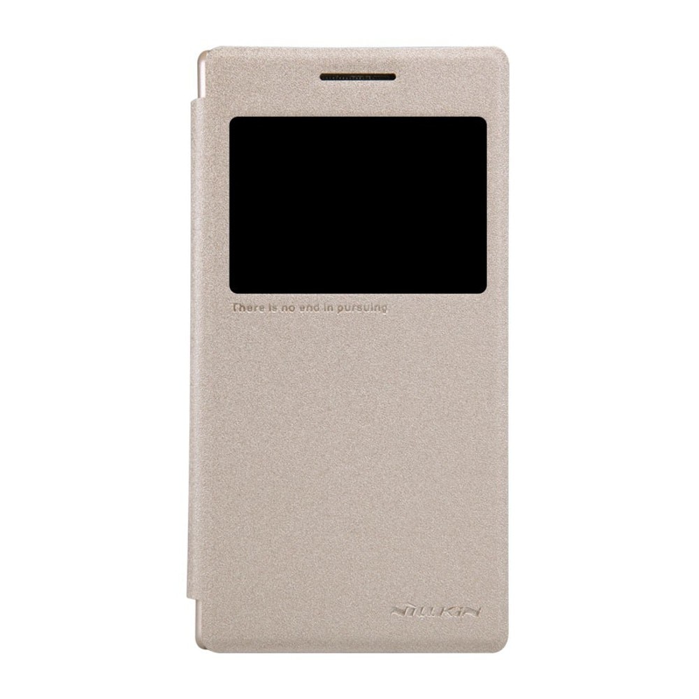 Husa Book Nillkin Sparkle pentru Lenovo P70, Auriu