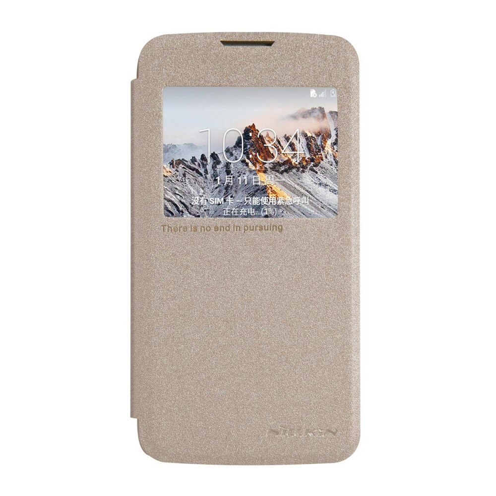 Husa Book Nillkin Sparkle pentru LG K4, Auriu