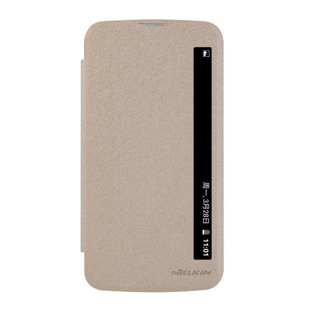 Husa Book Nillkin Sparkle pentru LG K10, Auriu
