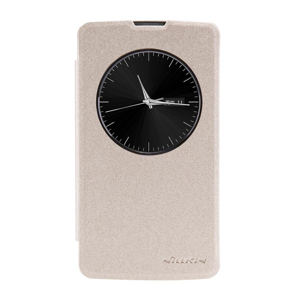 Husa Book Nillkin Sparkle pentru LG L Fino D295, Auriu
