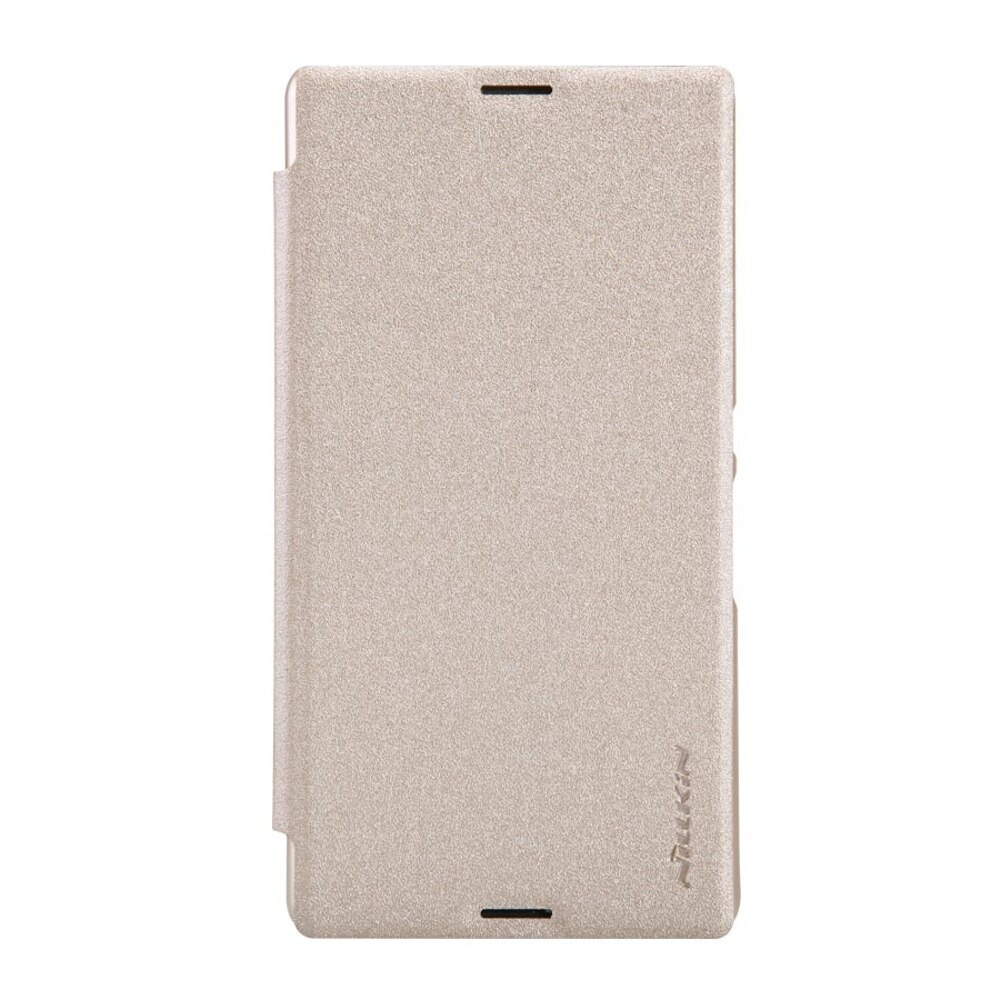 Husa Book Nillkin Sparkle pentru Sony Xperia E3, Auriu