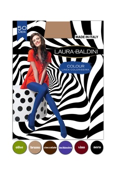 Colant Colour 50 Den, Laura Baldini, nero Colant Colour 50 Den, Laura Baldini, nero