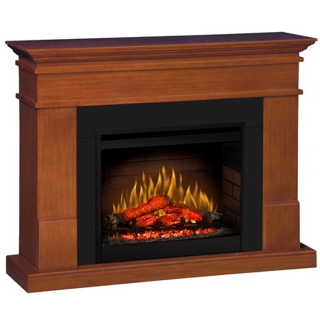 Semineu Lisabona Deluxe cires - cu focar electric 3D Dimplex Optiflame DF2608-EU cu sunet