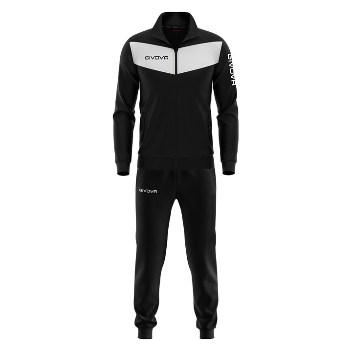 Trening Givova Visa 4SUM, Alb/Negru