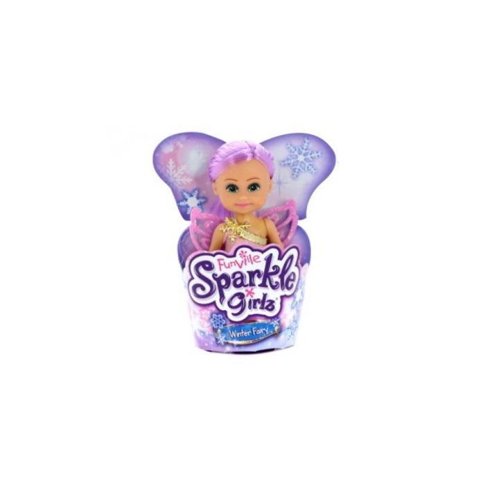 Sparkle Girlz téli tündér baba - 10 cm - többféle - 1 db