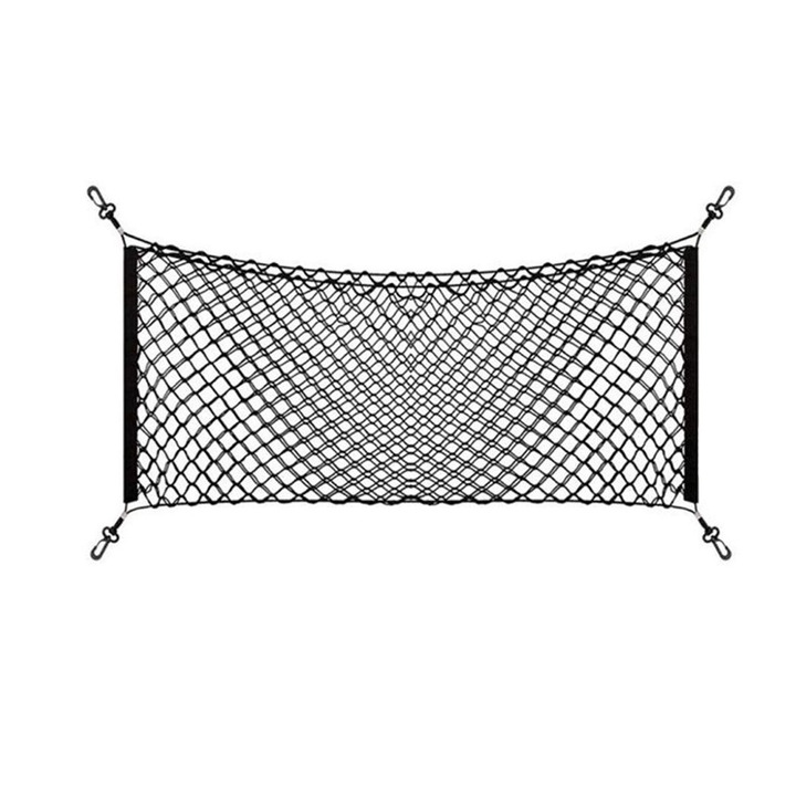 Zola Csomagtartó háló, fekete, elasztikus, méretei 55-120 cm
