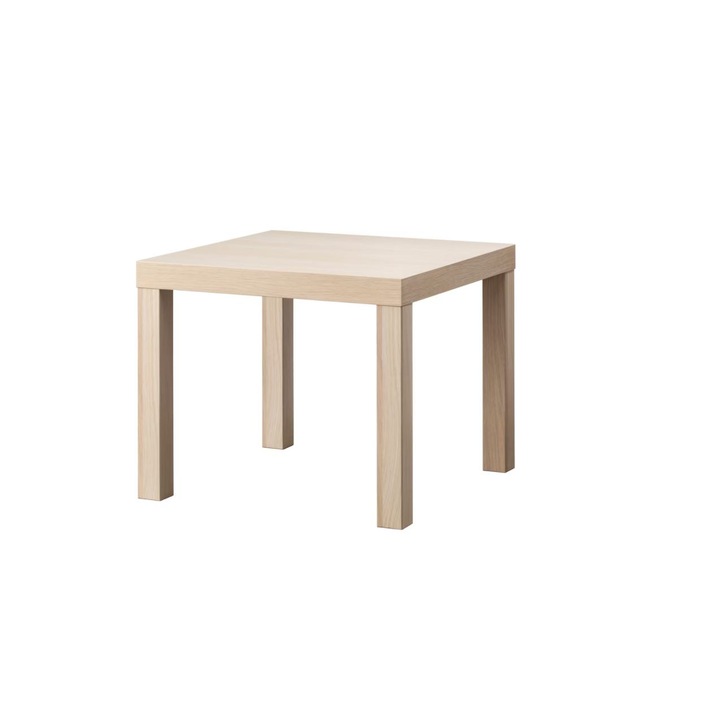 Masuta cafea EVO, dimensiuni 55 cm x 55 cm x 45 cm, culoare stejar antichizat