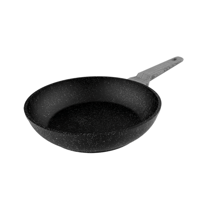 Тиган с незалепващо покритие Cecotec 3156, Алуминиев, Черен, 24 см