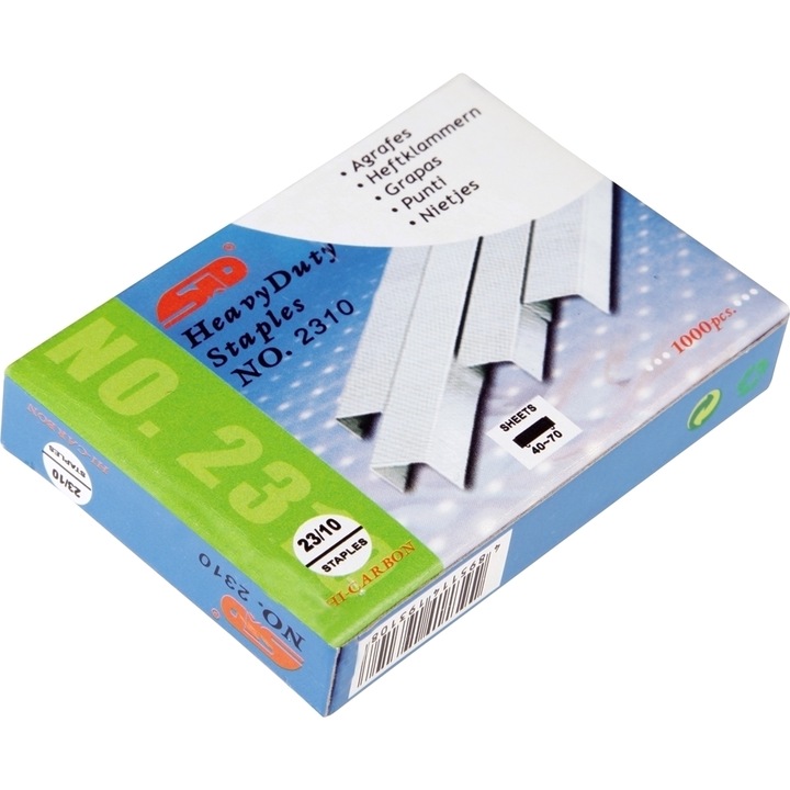 Set capse Noki STD 23/10, 1000 bucati, argintiu