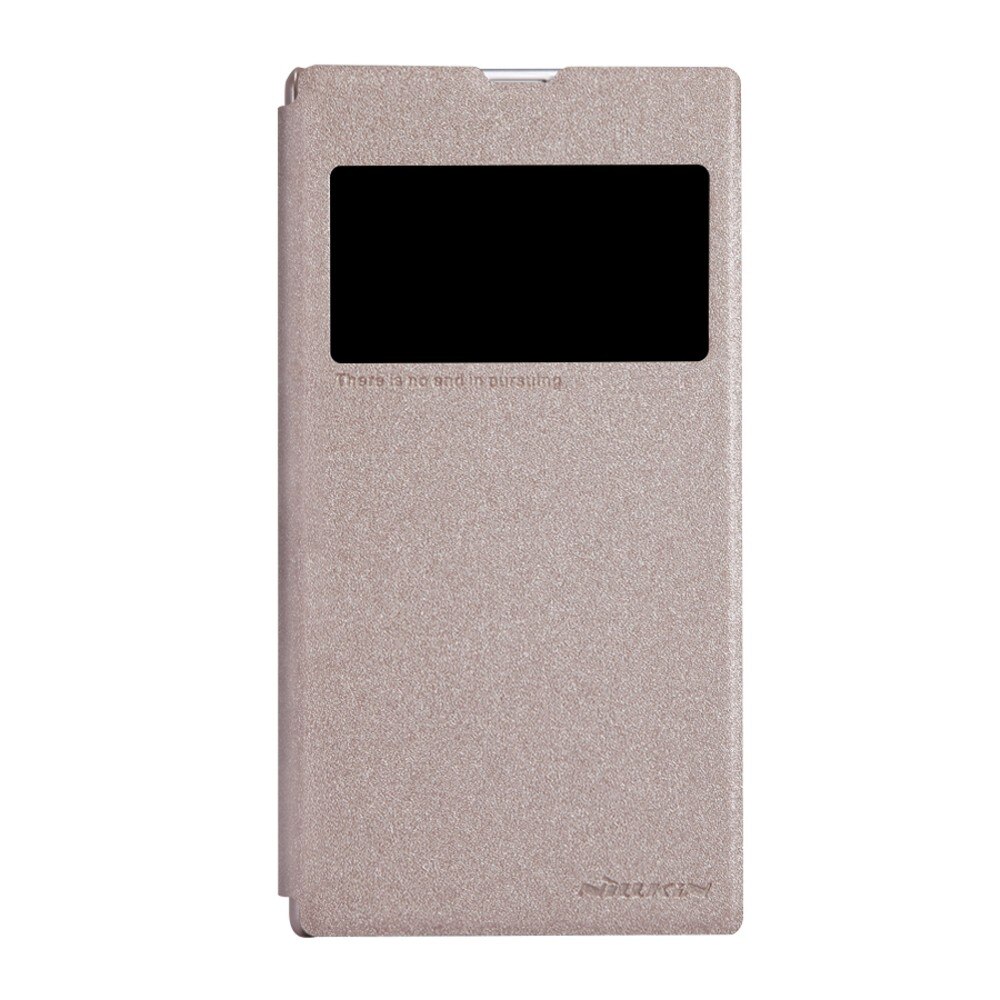 Husa book Nillkin Sparkle pentru Sony Xperia XA, auriu