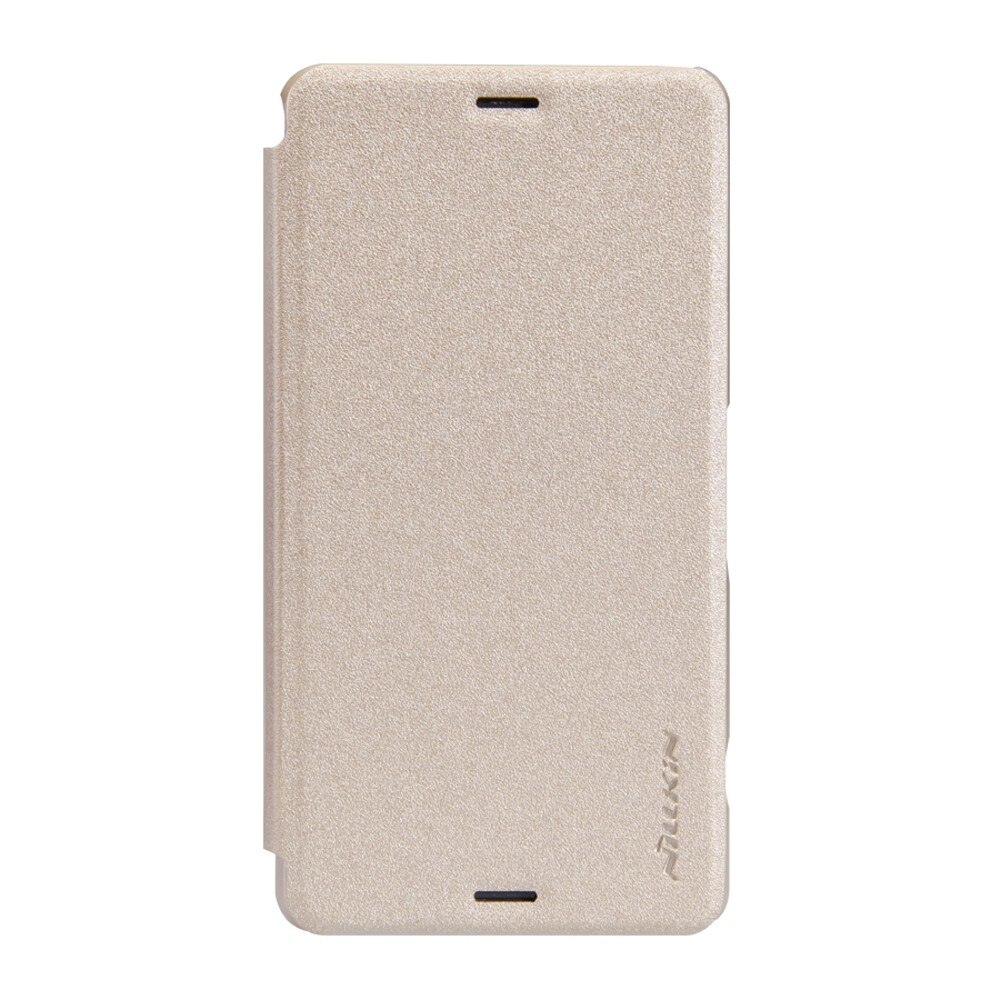 Husa Book Nillkin Sparkle pentru Sony Xperia Z3 Compact, Auriu
