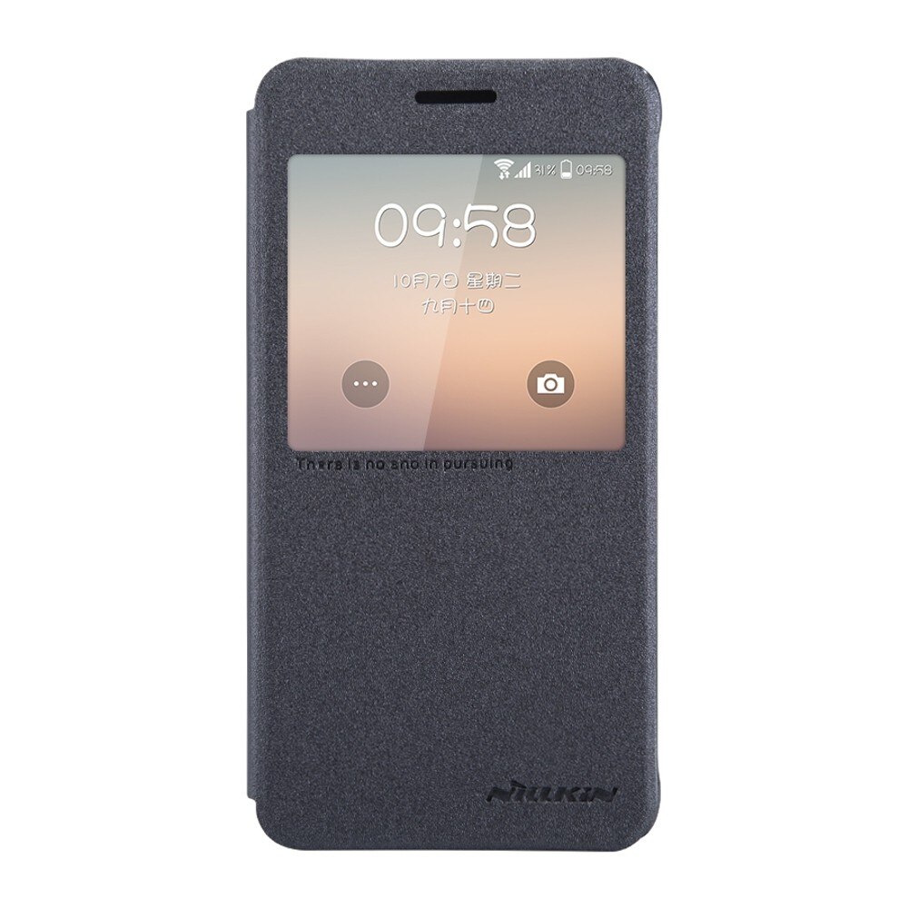 Husa Book Nillkin Sparkle pentru Samsung Galaxy Alpha G850F, Negru