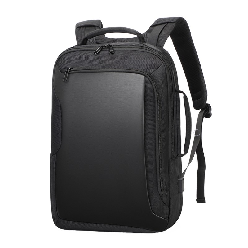 Rucsac laptop 15.6", smart business, impermeabil, cu port de incarcare USB si jack audio, Escalate, 43x30x16 cm, Negru