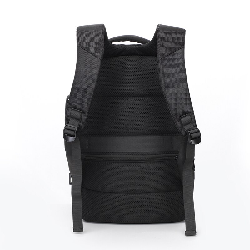 Rucsac laptop 15.6", smart business, impermeabil, cu port de incarcare USB si jack audio, Escalate, 43x30x16 cm, Negru