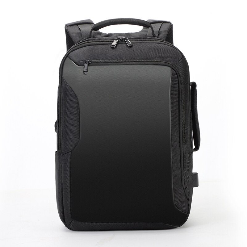 Rucsac laptop 15.6", smart business, impermeabil, cu port de incarcare USB si jack audio, Escalate, 43x30x16 cm, Negru