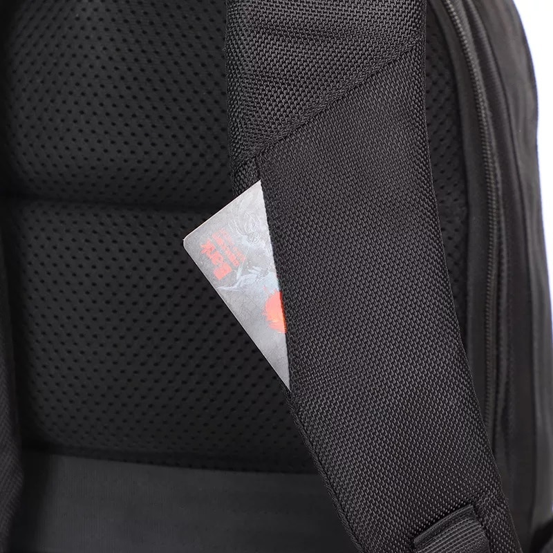 Rucsac laptop 15.6", smart business, impermeabil, cu port de incarcare USB si jack audio, Escalate, 43x30x16 cm, Negru