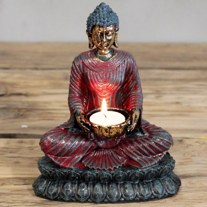 Mécsestartó - Antik Buddha