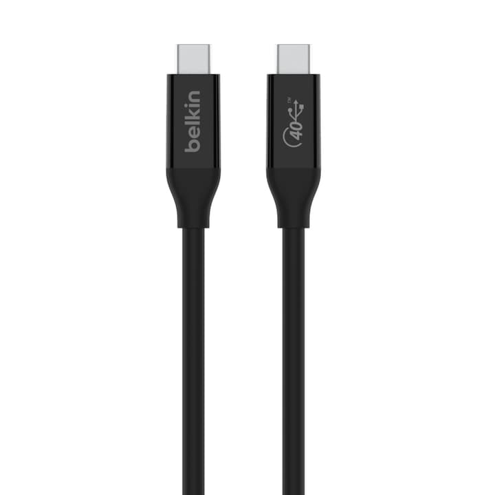 Belkin USB4 kábel, USB-C - USB-C, 0,8 m, fekete
