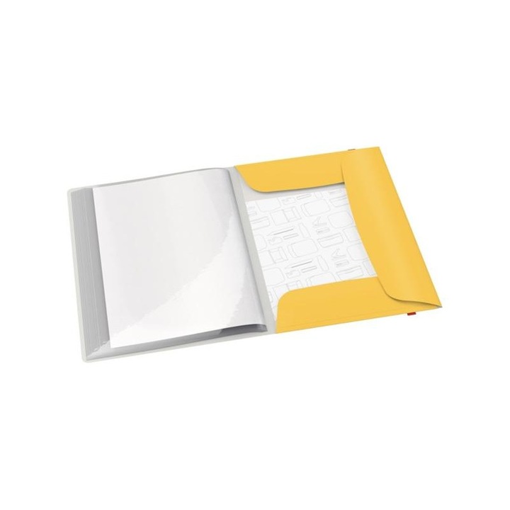 Leitz 2125722 Leitz COSY PP meleg sárga pólyás iratvédő mappa