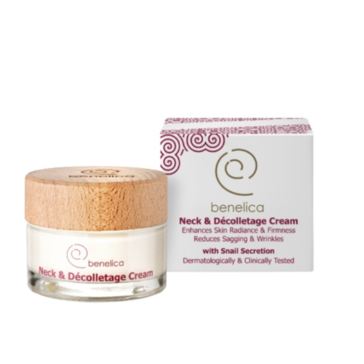 Crema pentru gat si decolteu, Benelica, 50ml