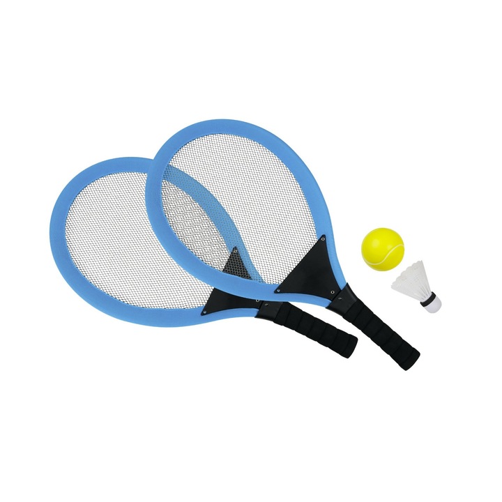 Set Rachete Badminton, Sunflex Jumbo, 4 Piese