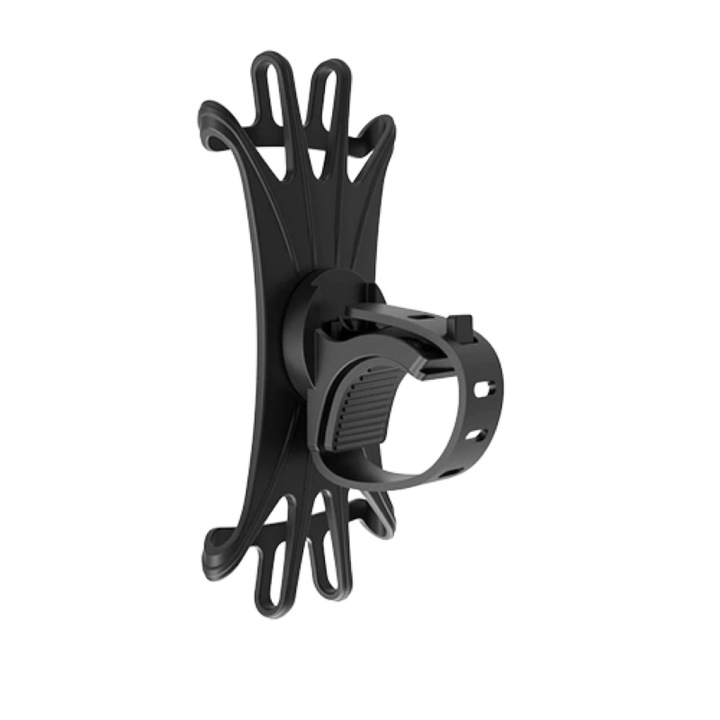 Suport Telefon din Silicon pentru Bicicleta, Trotineta, Carucior sau Motocicleta 4 - 6,5 inch G Glixicom®