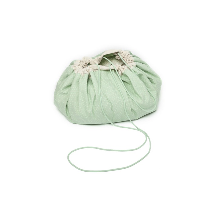 Geanta de depozitare jucarii si patura 2 in 1, Eurekakids