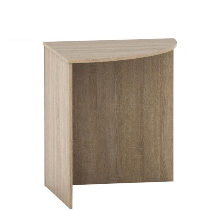 Consola, din mdf maro stejar sonoma, Tempo, 70x70x76 cm