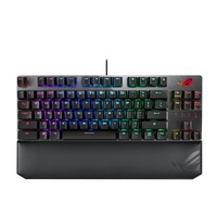 Tastatura gaming mecanica ASUS ROG Strix Scope NX TKL Deluxe, RGB, switch-uri ROG NX Red