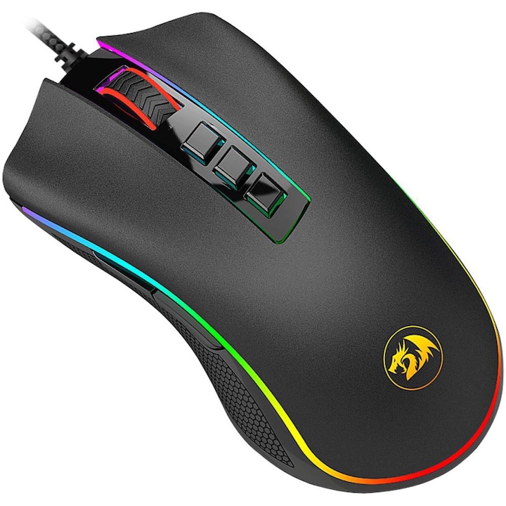 Mouse gaming Redragon Cobra V2, iluminare RGB