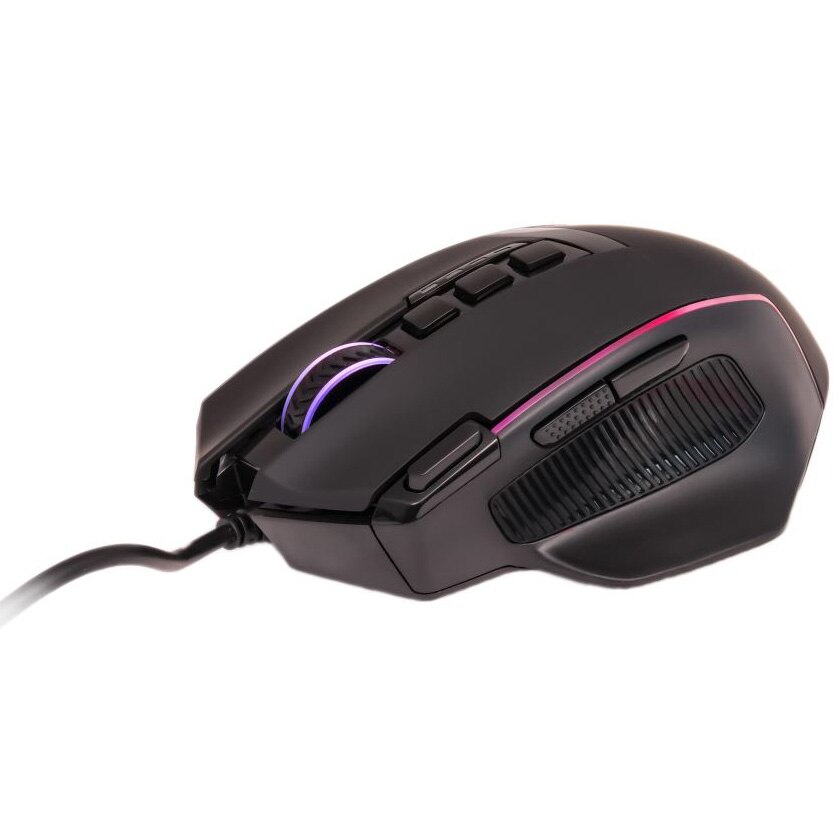 Mouse gaming T-Dagger Vale, 16000 DPI, 10 butoane, iluminare LED RGB, USB
