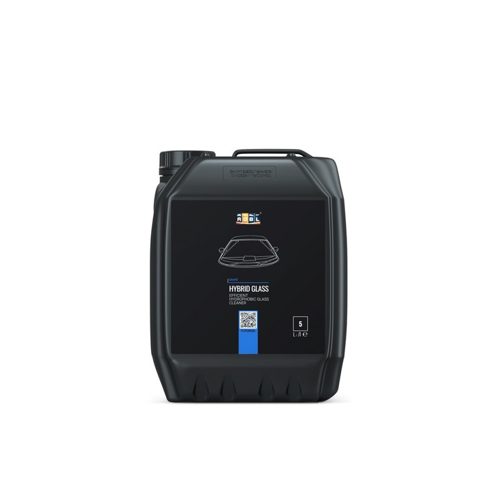 Разтвор за почистване на стъкла Hybrid Glas, С хидрофобен ефект, 5л