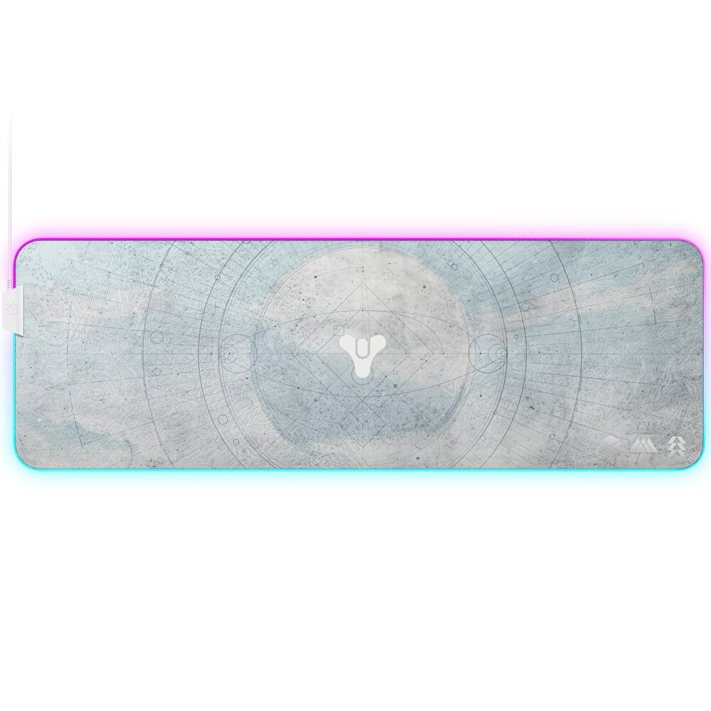 Mousepad SteelSeries QcK Prism XL Destiny 2 Edition, iluminare RGB