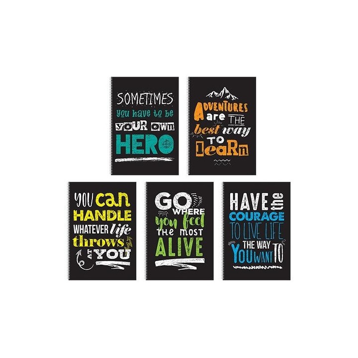 Pátria design say it loud a4 100lapos többtantárgyas spirálfüzet